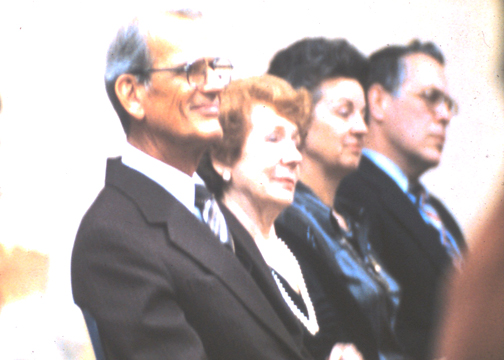 Redfords and Glasses at graduation